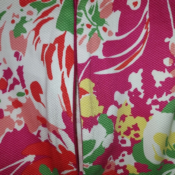 Talbots Petite Bright Colored Floral Pencil Skirt in Size 4P - Picture 9 of 11